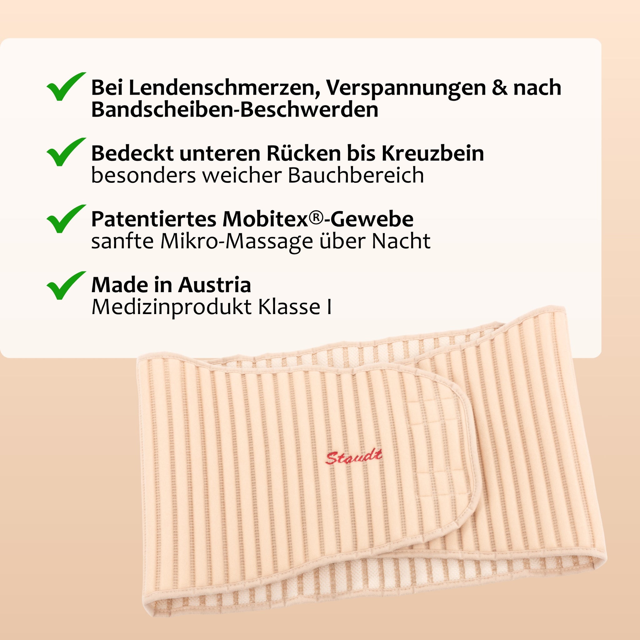 STAUDT® Rücken-Manschette
