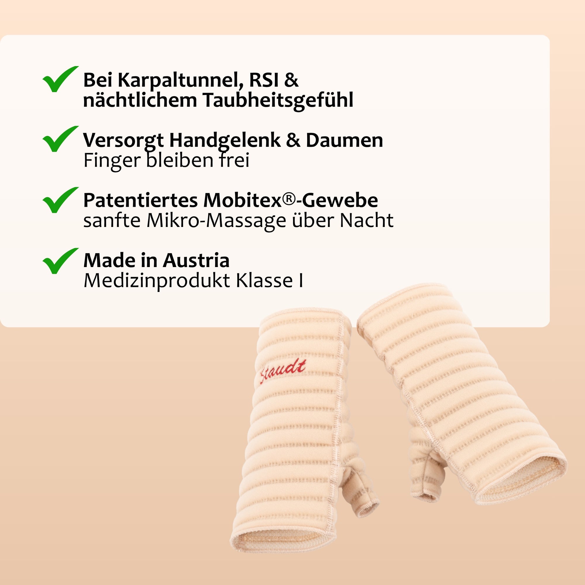 STAUDT® Handgelenk-Manschetten