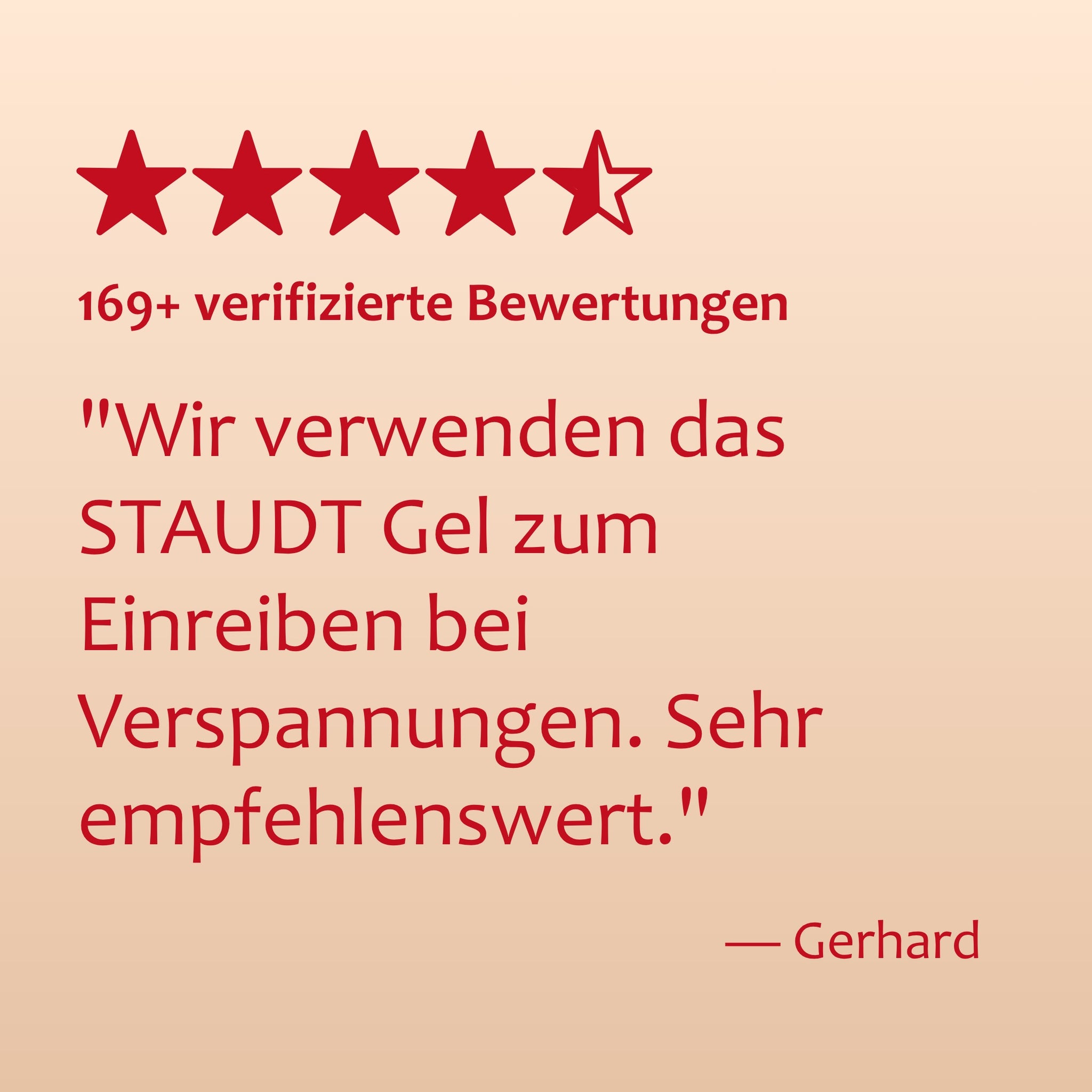 3x STAUDT® Gel 125 ml Tube